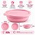 Kit Tupperware Tigela Aloha 450ml Rosa Algodão Doce 2 peças - Imagem 1