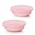 Kit Tupperware Tigela Aloha 450ml Rosa 2 peças - Imagem 1