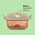Tupperware Tigela Cristal Pop Quadrado 1,2 litro Rosa Chá - Imagem 3