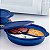 Tupperware Cristalwave com Divisórias 1,4 litro Geração II Azul - Imagem 1