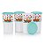 Kit Tupperware Jarra + Copos Ilúmina Mar de Flores 5 peças - Imagem 3