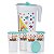 Kit Tupperware Jarra + Copos Ilúmina Mar de Flores 5 peças - Imagem 1