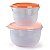 Kit Tupperware Tigelas Batedeira 2 peças Translúcida - Imagem 1