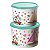 Kit Tupperware Caixa Mar de Flores 2 peças - Imagem 3