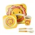 Kit Refeição Infantil Leãozinho 5 Peças - Imagem 3