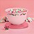 Tupperware Tigela Murano Borboletas 1,3 Litro Rosa - Imagem 1
