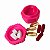 Porta Comprimido Rosa Pink Mini Pote para Viagem Médio - Imagem 1
