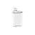 Dispenser para Amaciante e Sabão 2,3 litros Transparente e Branco - Imagem 1