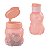 Kit Garrafa Tupperware Eco Kids 350ml + Tupper Pote Leãozinho 300ml Algodão Doce - Imagem 1