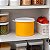 Tupperware Redondinha 500ml Amarela e Branco - Imagem 5