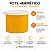 Tupperware Redondinha 500ml Amarela e Branco - Imagem 3
