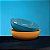 Kit Tupperware Tigelinha Allegra 250ml Azul Mineral e Damasco 2 Peças - Imagem 1