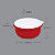 Tupperware Tigela Batedeira 3,2 litros Vermelho e Branco - Imagem 2