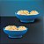 Kit Tupperware Tigelinha Ideal 400ml Azul Cobalto 2 peças - Imagem 1