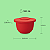 Tupperware Tigela Murano 550ml vermelho - Imagem 2