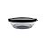 Tupperware Tigela Clear 410ml Transparente e Preta - Imagem 1