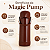 Garrafa Térmica 1 litro Pressão Marrom Magic Pump Termolar - Imagem 2