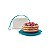 Tupperware Big Cake Redondo Porta Bolo Azul - Imagem 1