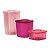 Tupperware Fresh Box Quadrada 3 peças - Imagem 1