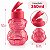 Garrafa Tupperware Eco Kids Urso 350ml Rosa Glamour - Imagem 3