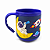 Caneca Infantil Astronauta Emborrachada Alto Relevo 3D 200ml Azul - Imagem 1