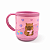 Caneca Infantil Capivara Emborrachada Alto Relevo 3D 200ml Rosa - Imagem 1