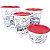 Tupperware Conjunto Instantânea Roma 4 peças - Imagem 1