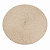 Jogo Americano Redondo Bege Areia 38cm - Imagem 1