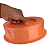 Tupperware Tampa para Micro-ondas Laranja 24cm - Imagem 4