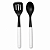 Kit KitchenAid Utensílios de Cozinha 2 Peças Preto e Branco - Imagem 1