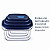 kit Tupperware Travessa Vitrea Retangular 400ml e 1,5 Litros - Imagem 2