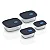 Kit Tupperware Travessa Vitrea Retangular 4 peças - Imagem 3
