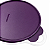Tupperware Criativa 3 litros Transparente e Roxo - Imagem 2