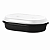 Tupperware Travessa Oval Actualité 2 litros Preto e Branco - Imagem 1