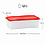 Tupperware Maxi Caixa 2,5 litros Transparente e Vermelho - Imagem 4