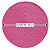 Jogo Americano Sousplast Redondo Pvc 38cm Rosa Escuro 4 Peças - Imagem 3