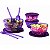Kit Tupperware PDA 07/2026 Tigela Clear Roxo 8 peças - Imagem 1