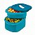 Tupperware Cristalwave Quadrada Geração II 800ml + 500ml Turmalina - Imagem 1
