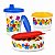 Kit Tupperware Copinho + Pratinho 500ml + Potinho Baby Encaixe Geométrico 3 peças - Imagem 1