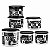 Kit Tupperware Caixa Pop Box 6 peças - Imagem 1