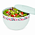 Tupperware Tigela Murano Pétalas 2,5 litros Verde Claro - Imagem 2