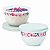 Kit Tupperware Tigela Murano Pétalas 200ml 2 peças - Imagem 1