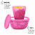 Kit Tupperware PDA 08/2026 Tigela Classic e Visual Rosa Tutu 8 peças - Imagem 9