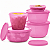Kit Tupperware PDA 08/2026 Tigela Classic e Visual Rosa Tutu 8 peças - Imagem 7