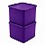 Kit Tupperware Jeitoso 800ml Roxo Uva 2 peças - Imagem 1