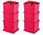 Kit Tupperware Jeitoso 800ml Rosa Flamingo 6 peças - Imagem 1