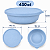 Kit Tupperware Tigela Aloha 450ml Azul Gelo 2 peças - Imagem 3