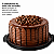 Tupperware Big Cake Redonda Preta e Rosa Algodão Doce - Imagem 4