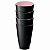 Kit Tupperware Copo Allegra 450ml Preto e Rosa Algodão Doce 4 peças - Imagem 4