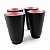 Kit Tupperware Copo Allegra 450ml Preto e Rosa Algodão Doce 4 peças - Imagem 2
